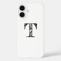 Vintage Engraved Monogram