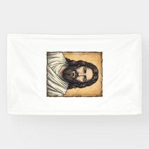 Vintage Engraved Religious Portrait Shirt Design_1 Banner
