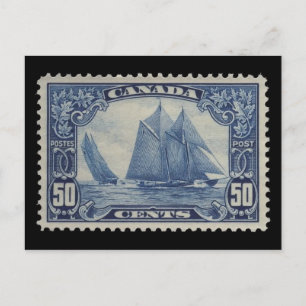 Vintage Engraved Stamp Postcard