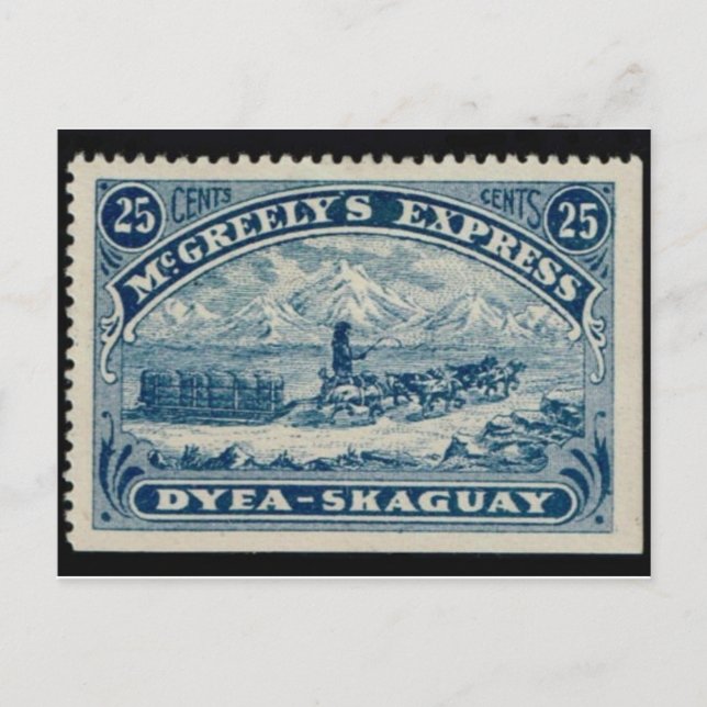 Vintage Engraved Stamp Postcard (Front)