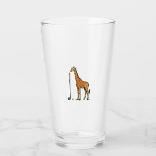 Vintage Engraving Giraffe Golf Vector T-Shirt Desi Glass