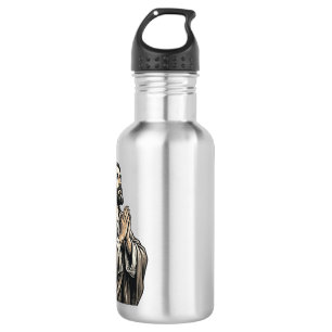 Vintage Engraving Praying Man Religious Shirt Desi 532 Ml Water Bottle