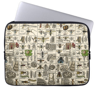 Vintage Entomology Laptop Sleeve