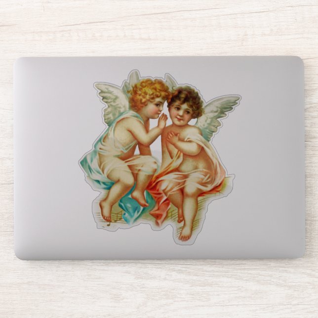 Vintage Ephemera Angel Cherubs Illustration (Computer)