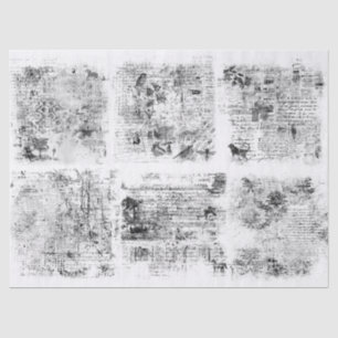 Vintage Ephemera Tissue or Decoupage Paper