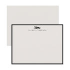Vintage Equestrian Rider Stationery Note Card
