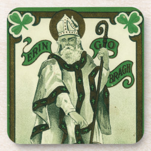 Vintage - Erin Go Bragh - St. Patrick's Greetings Coaster