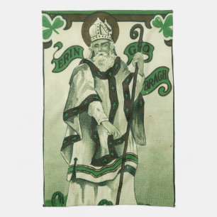 Vintage - Erin Go Bragh - St. Patrick's Greetings Kitchen Towel