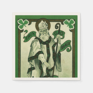 Vintage - Erin Go Bragh - St. Patrick's Greetings Napkin