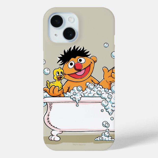 Vintage Ernie in Bathtub Case-Mate iPhone Case (Back)