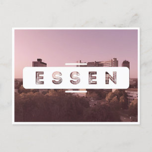 vintage Essen Germany Travel allemagne Postcard
