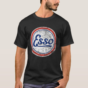 Vintage Esso Gas Station Sign T-Shirt