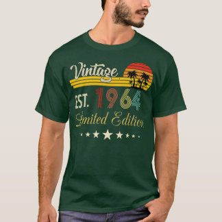 Vintage Est 1964 Limited Edition Birthday T-Shirt
