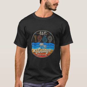 Vintage Est. 1969 53Rd Birthday Born In 1969 53 Ye T-Shirt