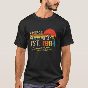 Vintage Est 1984 Limited Edition 40th Birthday 40 T-Shirt