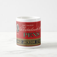 vintage ESTERBROOK NIB PEN BOX COVER COFFEE MUG