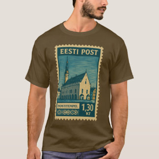 Vintage Estonia Postage Stamp T-Shirt