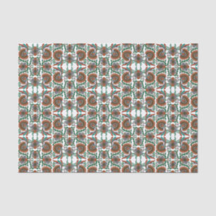 Vintage Estonian floral folk art pattern Tissue Paper