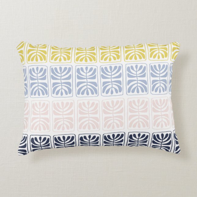 Vintage ethnic seamless  accent pillow (Front)