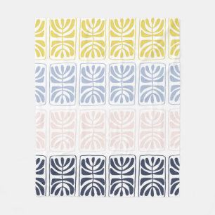 Vintage ethnic seamless  fleece blanket