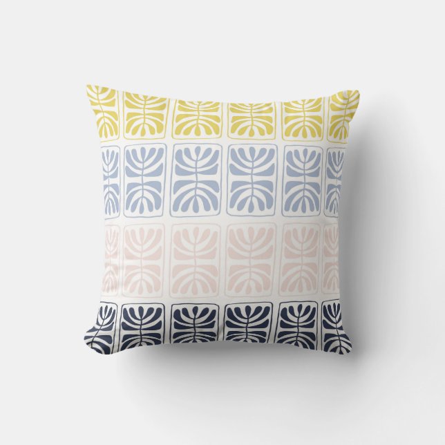 Vintage ethnic seamless  throw pillow (Front)