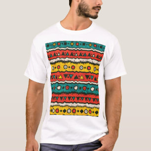Vintage ethnic: seamless traditional design. T-Shirt