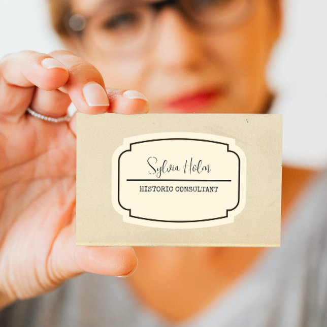 Vintage Étiquette Vieux papier Texture personnelle (Créateur téléchargé)