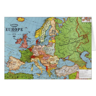 Vintage Europe 20th Century General Map