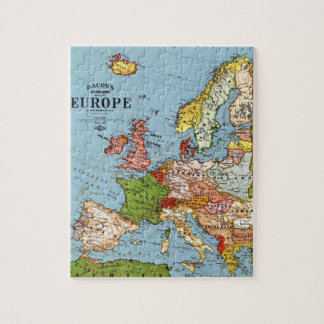 Vintage Europe 20th Century General Map Jigsaw Puzzle