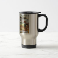Vintage Europe Air Travel Ad Mug