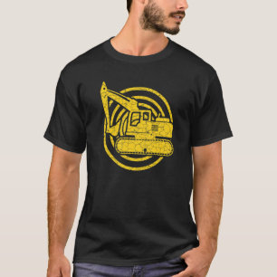 Vintage Excavator Construction vehicles T-Shirt