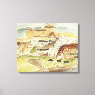 Vintage Expressionism, Almeria by Walter Gramatte Canvas Print