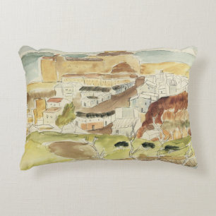Vintage Expressionism, Almeria by Walter Gramatte Decorative Pillow