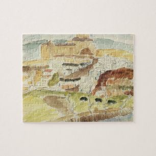 Vintage Expressionism, Almeria by Walter Gramatte Jigsaw Puzzle