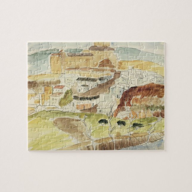 Vintage Expressionism, Almeria by Walter Gramatte Jigsaw Puzzle (Horizontal)