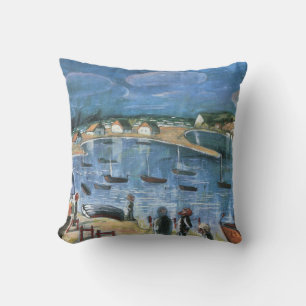 Vintage Expressionism, Hidensee by Walter Gramatte Throw Pillow