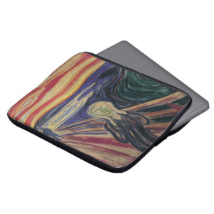 Vintage Expressionism, The Scream by Edvard Munch Laptop Sleeve