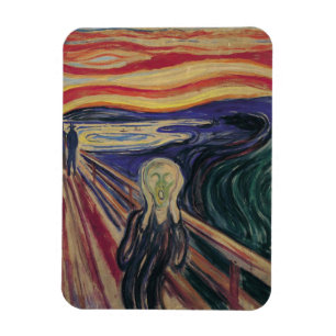 Vintage Expressionism, The Scream by Edvard Munch Magnet