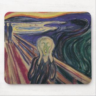 Vintage Expressionism, The Scream by Edvard Munch Mouse Pad