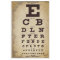 Vintage Eye Chart Decoupage Paper