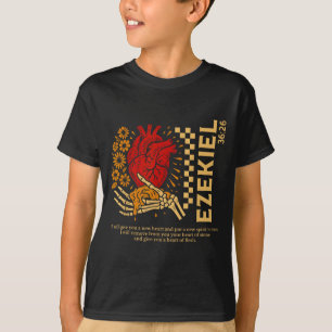 Vintage Ezekiel 36-26 Heart Of Flesh Bible Verse C T-Shirt