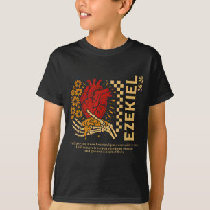 Vintage Ezekiel 36-26 Heart Of Flesh Bible Verse C T-Shirt