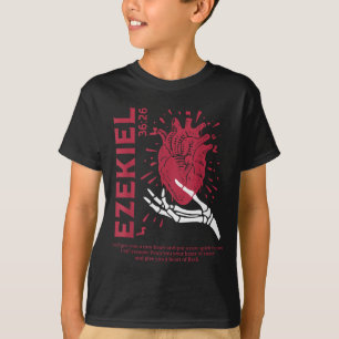Vintage Ezekiel 36-26 Heart Of Flesh Bible Verse C T-Shirt