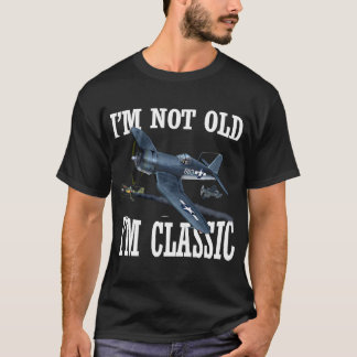 vintage F4U Corsair tee perfect for flying airplan