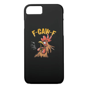 Vintage F-Caw-F Chicken F-Caw-F Funny Chicken Roos Case-Mate iPhone Case
