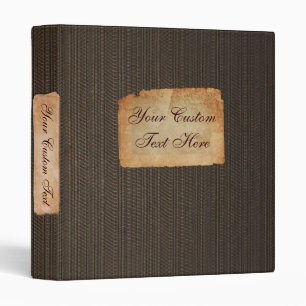 Vintage Fabric Custom 1" Binder