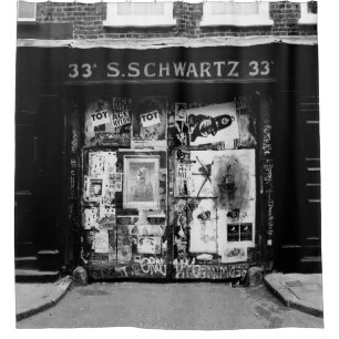 VINTAGE FACADE OF THE OLD STORE ON THE STREET
