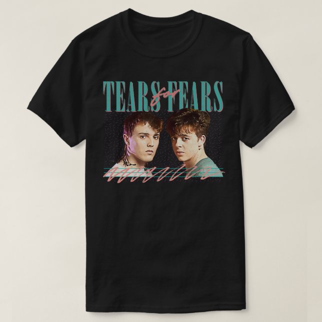 Vintage FadedStyle Tears For Fears T-Shirt (Design Front)