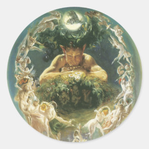 Vintage Faerie Sticker - Pan
