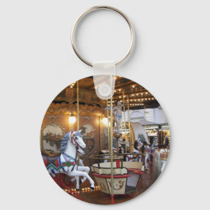 Vintage Fairground Carousel Keychain